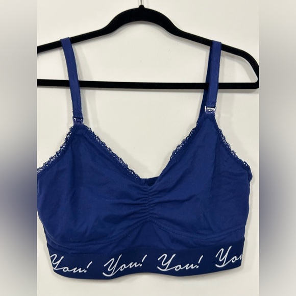 you! lingerie Other - You! lingerie maternity nursing breastfeeding bra XXL blue